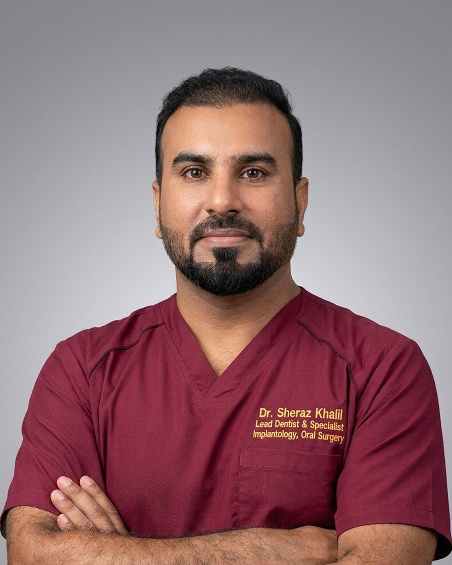 Portrait of Dr. Sheraz Khalil, Founder & Lead Dentist